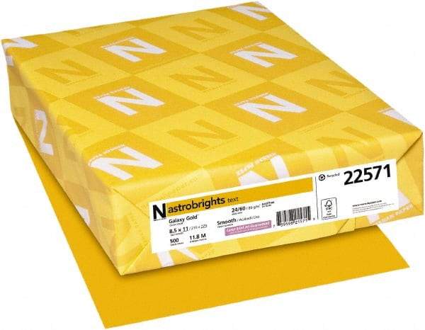 Neenah Paper - Gold Colored Copy Paper - Use with Laser Printers, Inkjet Printers, Copiers - Best Tool & Supply