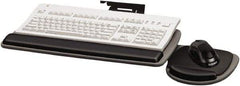 FELLOWES - Graphite & Black Underdesk Keyboard Tray - Use with Computer - Best Tool & Supply