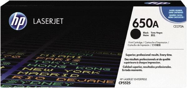 Hewlett-Packard - Black Toner Cartridge - Use with HP Color LaserJet Enterprise CP5525, M750 - Best Tool & Supply