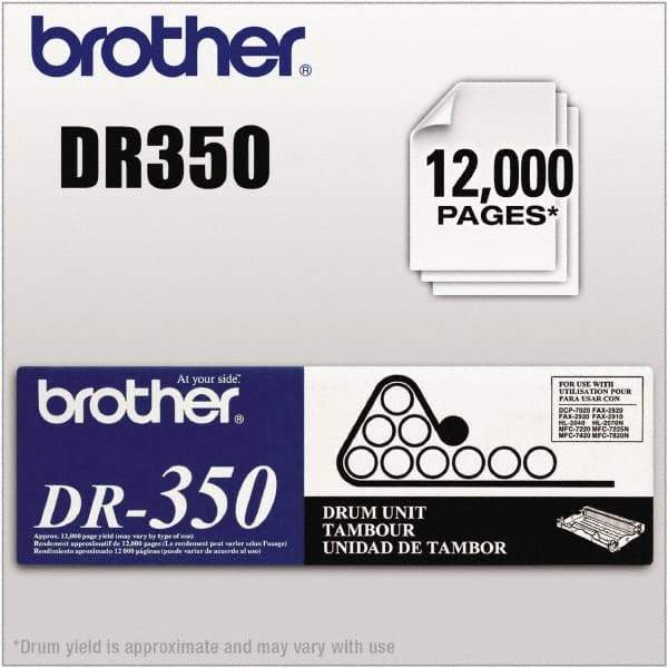 Brother - Black Drum Unit - Use with Brother DCP-7010, 7020, 7025, HL-2030, 2035, 2037, 2040, 2070N, intelliFax-2820, 2825, 2910, 2920, MFC-7220, 7225N, 7420, 7820N - Best Tool & Supply