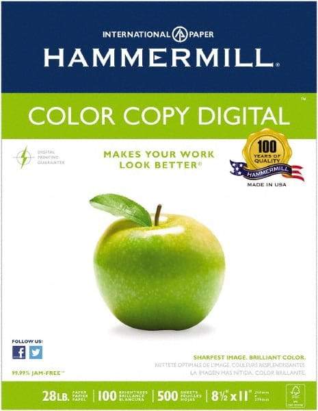 Hammermill - Photo White Colored Copy Paper - Use with Laser Printers, Offset Presses, Color Copiers - Best Tool & Supply