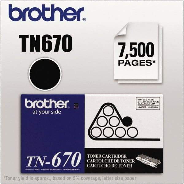 Brother - Black Toner Cartridge - Use with Brother HL-6050D, 6050DN, 6050DW - Best Tool & Supply