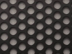 Value Collection - 36 x 40 x 0.075" Perforated Carbon Steel Sheet - 1/2" Staggered Round Holes, 11/16" Hole Spacing - Best Tool & Supply