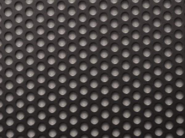 Value Collection - 36" Wide x 40" Long, Stainless Steel Perforated Sheet - 1/4" Round Holes x 3/8" Spacing - Best Tool & Supply