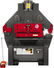 Edwards Manufacturing - 11" Throat Depth, 120 Ton Punch Pressure, 1-1/2" in 1" Punch Capacity Ironworker - 3 Phase, 230 Volts - Best Tool & Supply