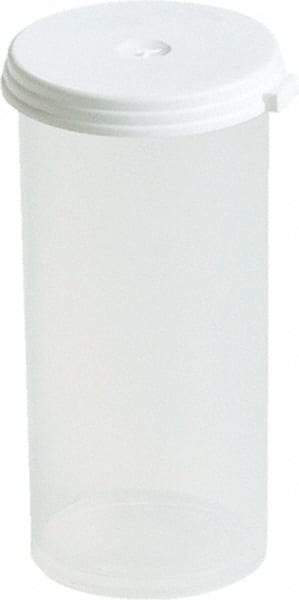 Caplugs - Beakers & Pipettes - 1-1/4 WHITE 550/PK LDPE STERILIZATION VIAL - Best Tool & Supply