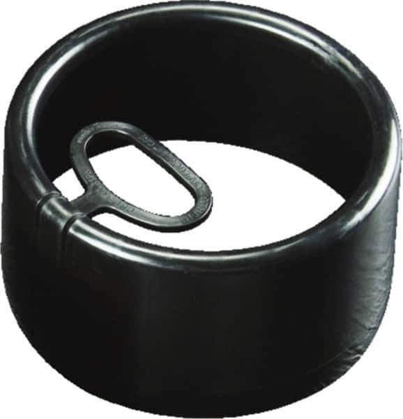 Caplugs - Round Head, Tear-Tab Well Casing Cap - Low-Density Polyethylene, Black - Best Tool & Supply