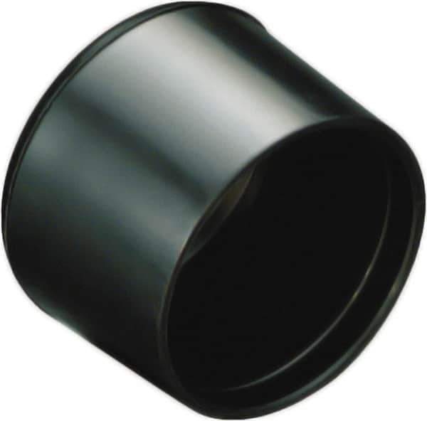 Caplugs - Dome Head Finishing Cap - 27/32" Long, Low-Density Polyethylene, Black - Best Tool & Supply