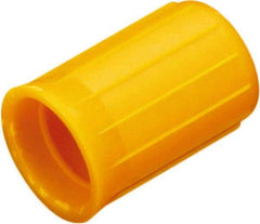 Caplugs - 0.404" ID, Round Head Cap - 1/2" Long, Vinyl, Black - Best Tool & Supply