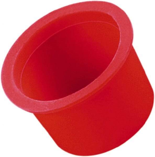 Caplugs - 1-1/4" ID, Round Head, Tapered Masking Cap/Plug - 1.65" OD, 7/8" Long, Silicone, Natural (Color) - Best Tool & Supply