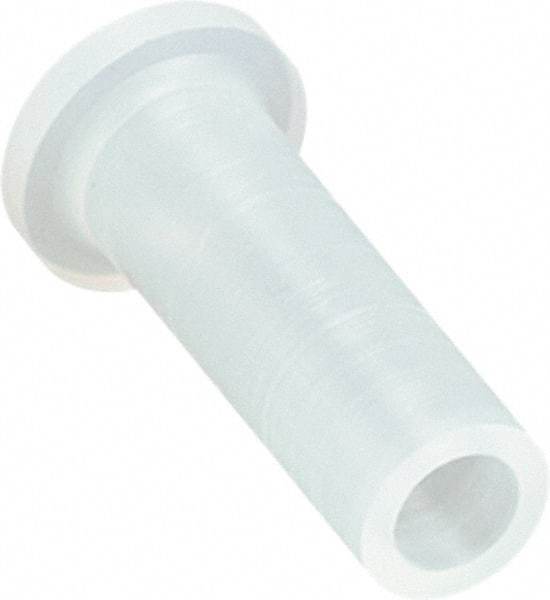 Caplugs - Round Head Cap with Flange - 1-27/64" Long, Silicone, Natural (Color) - Best Tool & Supply