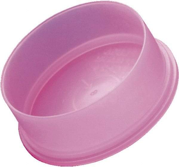 Caplugs - Round Head, Static Dissipative Cap - 1.59" OD, 9/16" Long, Polyethylene, Pink - Best Tool & Supply