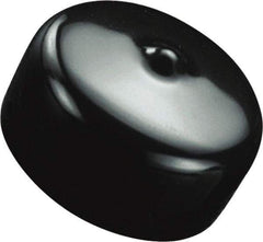 Caplugs - Flexible, Round Head Masking Cap - 1.64" OD, 1-1/2" Long, Vinyl, Black - Best Tool & Supply