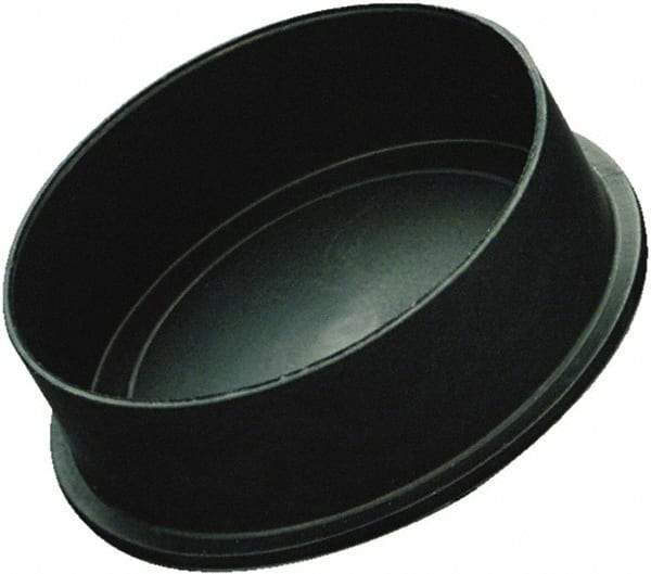 Caplugs - Conductive, Round Head, Static Dissipative Cap - 0.62" OD, 33/64" Long, Polyethylene Copolymer, Black - Best Tool & Supply