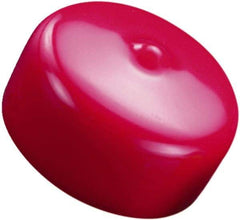 Caplugs - Round Head Cap - 1.14" OD, 1-1/2" Long, Vinyl, Red - Best Tool & Supply