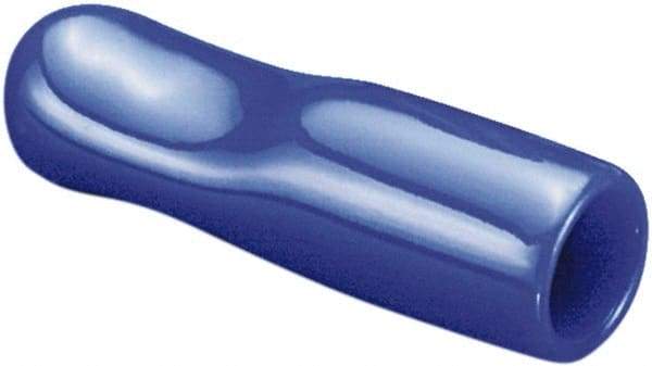 Caplugs - 0.53" ID, Pull-Tab, Round Head Cap - 1-1/8" Long, Vinyl, Blue - Best Tool & Supply