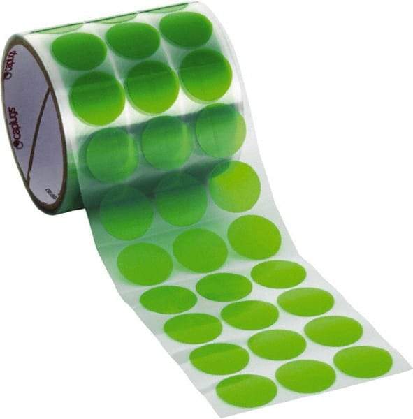 Caplugs - Green Polyester Film High Temperature Masking Tape - Series PC250X500RT, 3.5 mil Thick - Best Tool & Supply