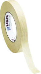 Caplugs - 30mm Wide x 55 m Long Off-White Crepe Paper High Temperature Masking Tape - Series KD1130MM, 7.5 mil Thick - Best Tool & Supply