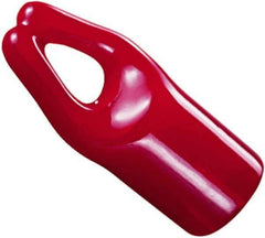 Caplugs - 1-7/16" ID, Round Head Hanger Tip Cap - 1" Long, Vinyl, Red - Best Tool & Supply