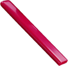 Caplugs - 1/4" x 7/8" x 7/8", Rectangular Head Finishing Cap/Grip - 1" Long, Vinyl, Red - Best Tool & Supply