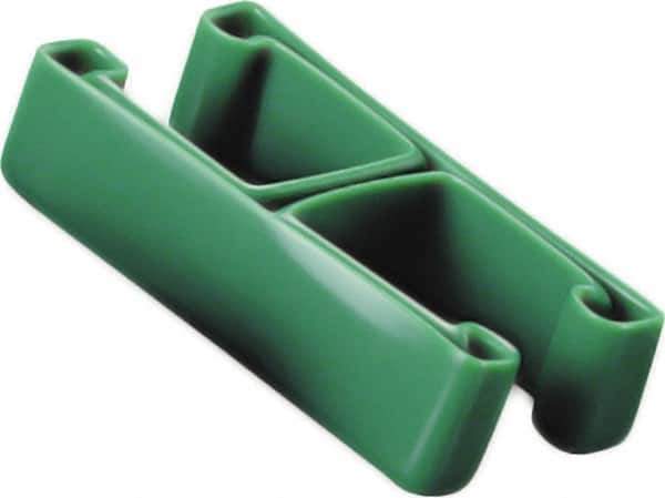 Caplugs - 1-3/4" x 3/4", Flexible Push-On I-Frame End Cap - 1-5/8" Long, Vinyl, White - Best Tool & Supply