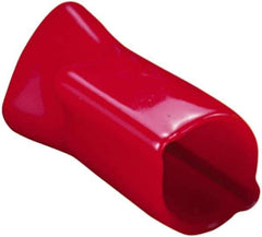 Caplugs - 0.84" ID, Round Head Vented Cap - 0.96" OD, 51/64" Long, Vinyl, Gray - Best Tool & Supply