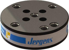 Jergens - 130mm Long x 130mm Wide x 35mm High Steel Fixture Plate - 35mm Plate Thickness - Best Tool & Supply