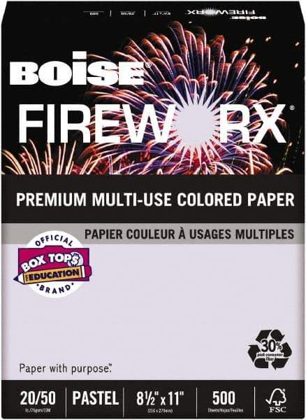 Boise - 8-1/2" x 11" Lavender Colored Copy Paper - Use with Laser Printers, Copiers, Plain Paper Fax Machines, Multifunction Machines - Best Tool & Supply