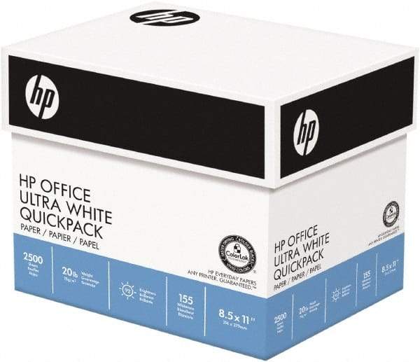 Hewlett-Packard - 8-1/2" x 11" White Copy Paper - Use with Laser Printers, Copiers, Fax Machines, Inkjet Printers - Best Tool & Supply