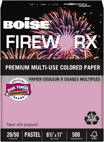 Boise - 8-1/2" x 11" Echo Orchid Colored Copy Paper - Use with Laser Printers, Copiers, Plain Paper Fax Machines, Multifunction Machines - Best Tool & Supply