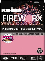 Boise - 8-1/2" x 11" Cherry Coiled Phone Cord - Use with Laser Printers, Copiers, Plain Paper Fax Machines, Multifunction Machines - Best Tool & Supply