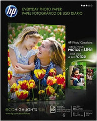 Hewlett-Packard - 8-1/2" x 11" Photo Paper - Use with Inkjet Printers - Best Tool & Supply