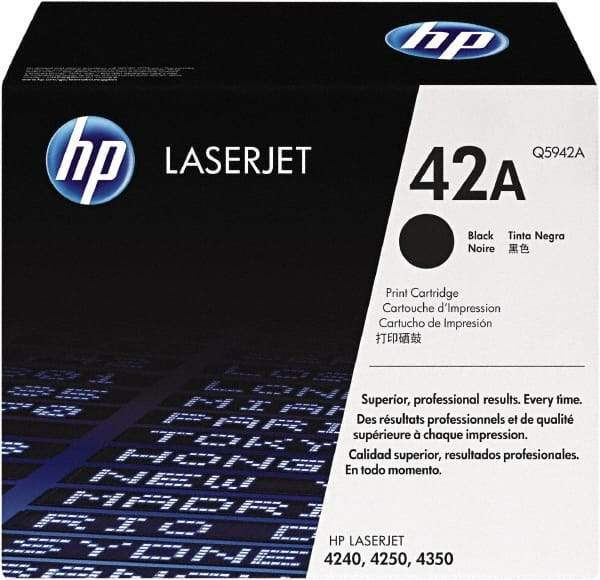 Hewlett-Packard - Black Toner Cartridge - Use with HP LaserJet 4250, 4350 - Best Tool & Supply