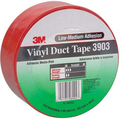 3M - 50 Yd x 49" x 6.5 mil Red Vinyl Duct Tape - Best Tool & Supply