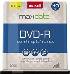 Maxwell House - Gold DVD-RW Discs - Use with CD, DVD Drives - Best Tool & Supply