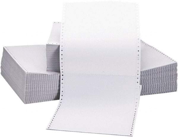 UNIVERSAL - White Two-Part Carbonless Paper - Use with Tractor-Feed Printers - Best Tool & Supply