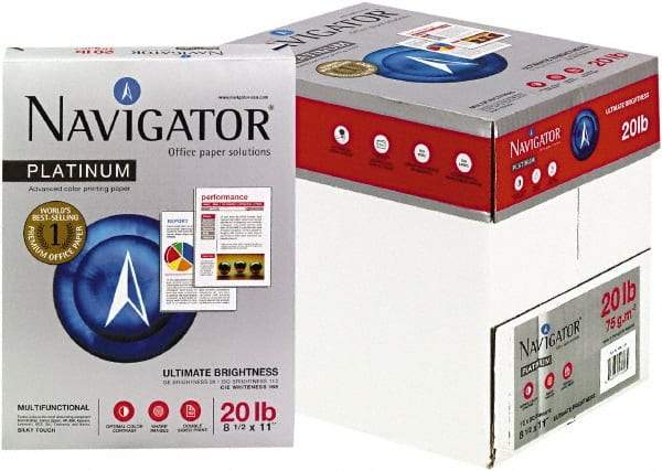 Navigator - 8-1/2" x 11" White Copy Paper - Use with Laser Printers, Copiers, Fax Machines, Multifunction Machines - Best Tool & Supply