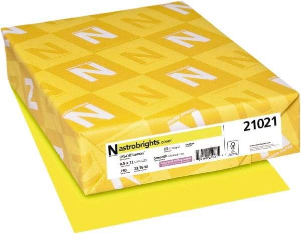 Neenah Paper - 8-1/2" x 11" Lift-Off Lemon Colored Copy Paper - Use with Inkjet Printers, Laser Printers, Copiers - Best Tool & Supply