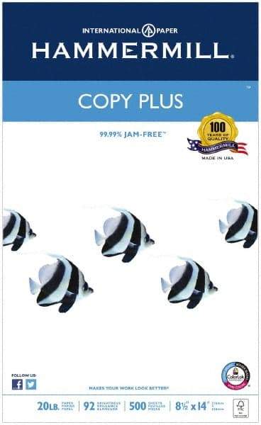 Hammermill - 8-1/2" x 14" White Copy Paper - Use with Laser Printers, Copiers, Fax Machines, Multifunction Machines - Best Tool & Supply