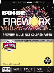 Boise - 8-1/2" x 11" Crackling Canary Colored Copy Paper - Use with Laser Printers, Copiers, Plain Paper Fax Machines, Multifunction Machines - Best Tool & Supply