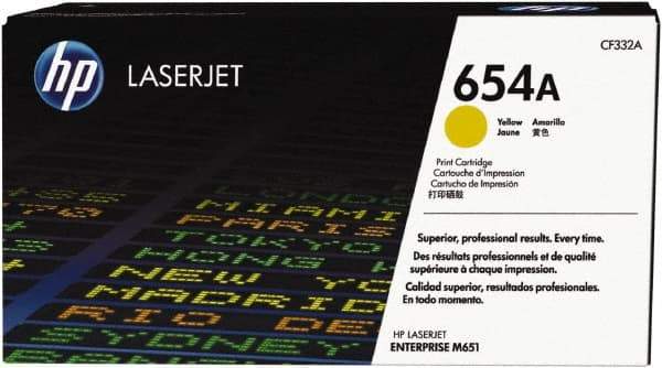 Hewlett-Packard - Yellow Toner Cartridge - Use with HP Color LaserJet Enterprise M651 - Best Tool & Supply