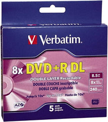 Verbatim - Silver DVD+R Disc - Use with CD, DVD Drives - Best Tool & Supply