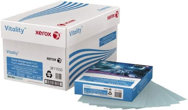 Xerox - 8-1/2" x 11" Blue Colored Copy Paper - Use with Copiers, Typewriters, Printers, Fax Machines - Best Tool & Supply