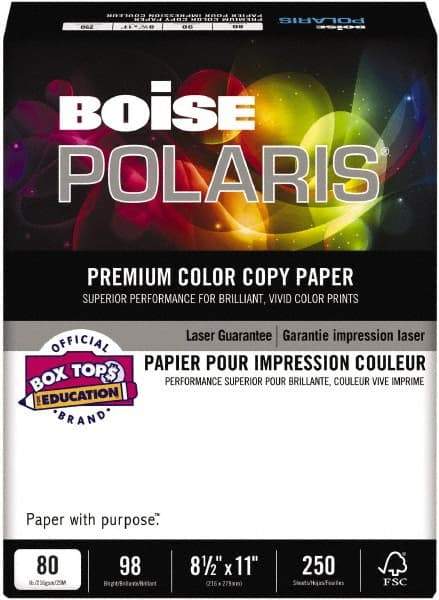 Boise - 8-1/2" x 11" White Copy Paper - Use with Copiers, Laser Printers - Best Tool & Supply