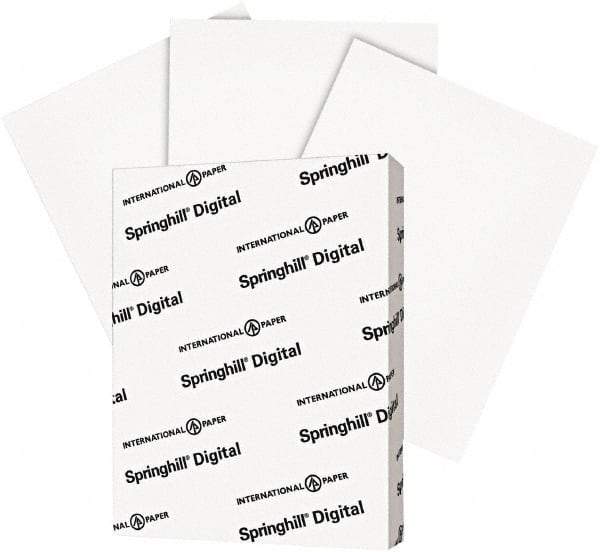 Springhill - 8-1/2" x 11" White Copy Paper - Use with High Speed Copiers, Laser Printers, Offset Duplicators - Best Tool & Supply