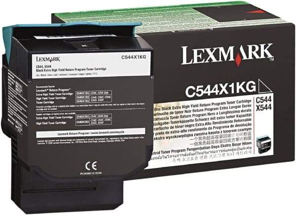 Lexmark - Black Toner Cartridge - Use with Lexmark C544dn, C544dtn, C544dw, C544n, X544dn, X544dtn, X544dw, X544n - Best Tool & Supply