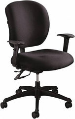 Safco - 38" High Task Chair - 26" Wide x 26" Deep, Foam Seat, Black - Best Tool & Supply