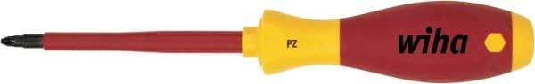 Wiha - #3 Point, 150mm Blade Length Posidrive Screwdriver - 324mm OAL - Best Tool & Supply