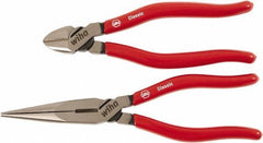 Wiha - 2 Piece Cutting Plier Set - Comes in Vinyl Pouch - Best Tool & Supply