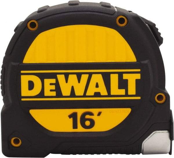 DeWALT - 16' x 1-1/4" Tape Measure - 1/16" Graduation, Inch Graduation Style - Best Tool & Supply